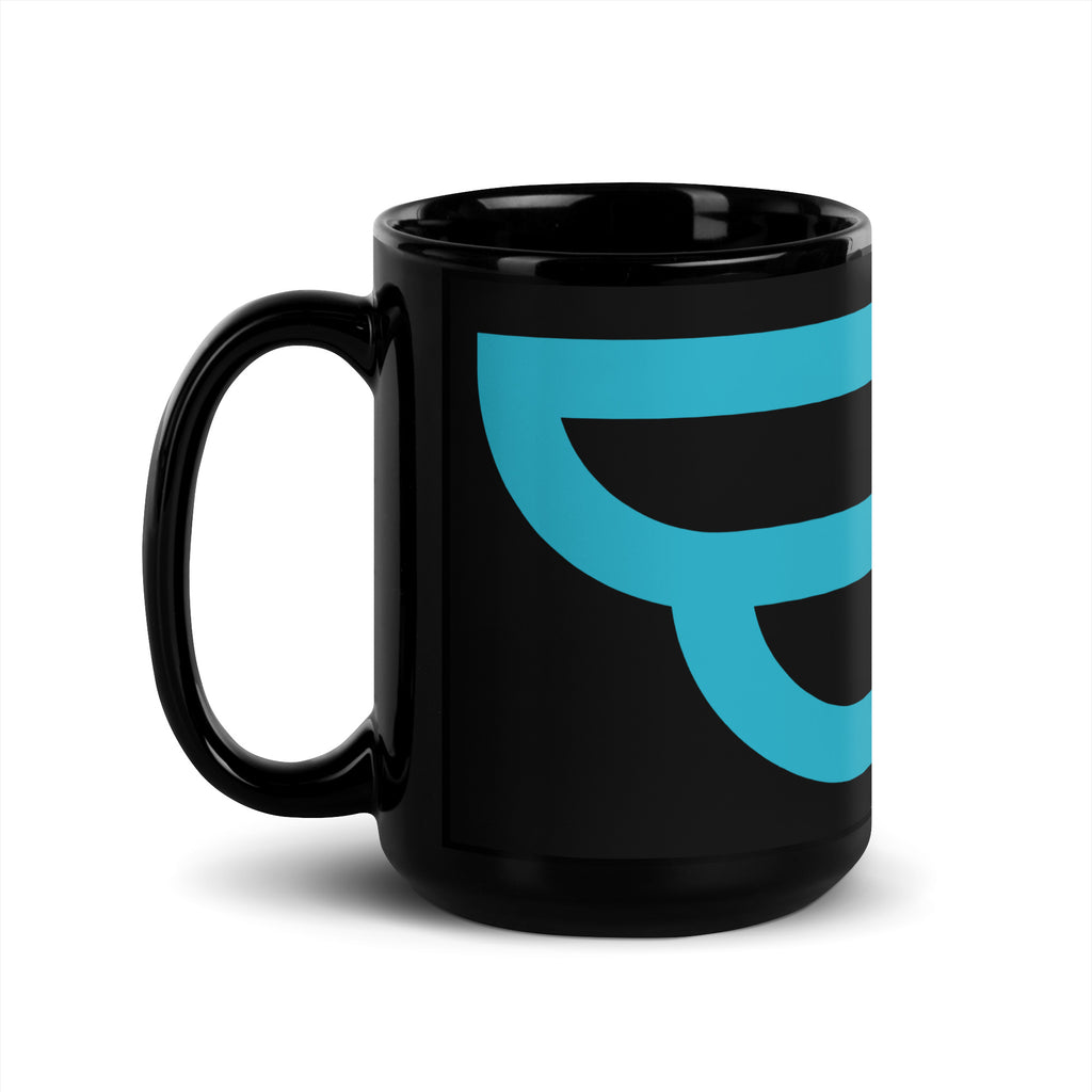 TMA Black Glossy Mug